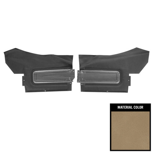 1972 Oldsmobile Cutlass Supreme Convertible Sandalwood Rear Door Panels