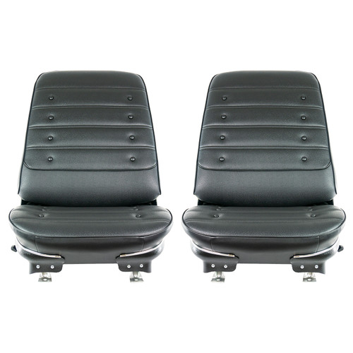 1971 Oldsmobile Cutlass "S" Black Pre-Assembled Front Bucket Seats