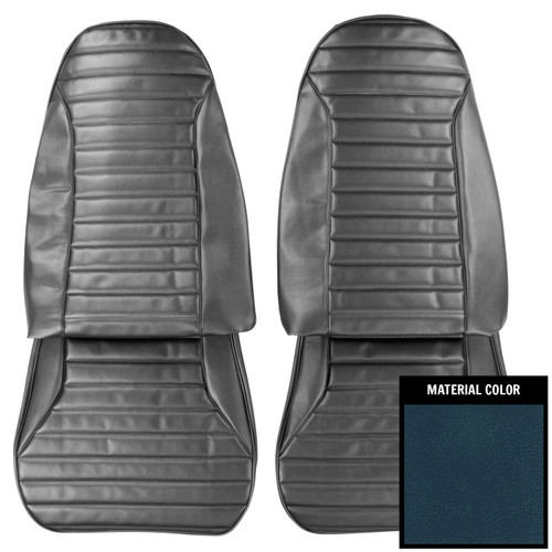 1971-75 Pontiac Firebird Standard Blue Front Bucket Seat Covers