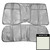 971 Mopar E-Body; Hardtop; Standard Rear Bench Seat Cover; White