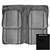 1971 Mopar B-Body; Hardtop; Rear Bench Seat Cover; Black/Burnt Orange