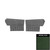 1971-1972 Buick Skylark/GS/350/Custom Convertible Dark Green Rear Door Panels