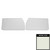 1971-1972 Buick Skylark/350/Custom/GS Pre-Assembled White Front Door Panels