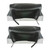 1971-1972 Buick Riviera Black Bench Seat Head Rest Covers