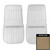 1971-1972 Buick Skylark/GS Custom Sandalwood Front Bucket Seat Covers