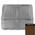 1972 Pontiac GTO/LeMans Sport Convertible Dark Saddle Rear Bench Seat Cover