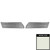 1972 Pontiac Firebird Deluxe Pre-Assembled White Front Door Panels