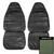1972-73 Dodge Charger; Coachman Front Bucket Seat Covers; Dark Metallic Green