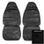 1972-73 Dodge Charger; Coachman Front Bucket Seat Covers; Black
