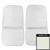 1972 Pontiac Grand Prix White Front Bucket Seat Covers