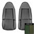 1973 Chevrolet Malibu/Laguna Dark Green Front Swivel Bucket  Seat Covers