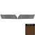 1973-1975 Pontiac Firebird Deluxe Pre-Assembled Dark Saddle Front Door Panels