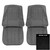 1973-1981 Chevrolet Truck Black Front Bucket Seat Covers