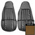 1974-1975 Chevrolet Malibu/Laguna Saddle Front Swivel Bucket  Seat Covers