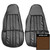 1974-1975 Chevrolet Malibu/Laguna Dark Saddle Front Swivel Bucket  Seat Covers