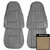 1974-1975 Chevrolet Camaro Standard Sandalwood Front Bucket Seat Covers