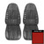 1974 Pontiac Ventura, GTO Bright Red Front Bucket Seat Covers