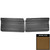 1975-76 Chevrolet Nova Light Saddle Front Door Panels