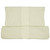 1975 Chevrolet Nova 2-Door Sedan/Hatchback Standard White Rear Bench Seat Cover