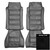 1978-80 Chevrolet Malibu Classic, El Camino; Front Bucket Seat Covers; Black