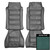 1978-80 Chevrolet Malibu Classic, El Camino; Frnt Bucket Seat Covers; Light Blue