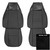 1979 Camaro; Berlinetta; Custom Vinyl Front Bucket Seat Covers; Black