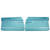 1970 Chevelle; Front Door Panels; Bright Blue