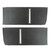 1966 Chevy II, Nova SS; Front Door Panels; Black