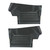 1968 Chevelle; Convertible; Rear Side Panels; Black