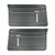 1969-1970 Chevrolet Nova Custom Standard Black Front Door Panels