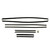 1972-73 Ford Torino; 2 Door Fastback; 8-Pc Window Felt Kit (Replacement Style)
