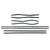 1969-70 Cadillac Eldorado; Convertible; 8-Pc Window Felt Kit (Replacement Style)
