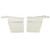 1968 Chevrolet Camaro Convertible Standard Pre-Assembled White Rear Door Panels