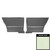1964 Chevelle; Hardtop; Pre-Assembled Rear Side Panels; White