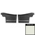 1968 Chevrolet Chevelle Convertible Pre-Assembled White Rear Door Panels