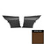 1970 Nova/SS/Custom 2-Sedan Pre-Assembled Dark Saddle Rear Door Panels
