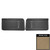 1971-1972 Nova 2-Door Sedan Standard Pre-Assembled Sandalwood Front Door Panels