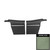 1969 Firebird Convt Standard Pre-Assembled Dark Metallic Green Rear Door Panels