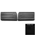 1968 Firebird; Standard Pre-Assembled Front Door Panels; Black