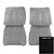 1963 Pontiac Bonneville; Front Bucket Seat Covers; Black