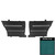 1966 Chevelle Hardtop Aqua Pre-Assembled Gold Edition Rear Door Panels