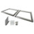 Universal Build to Fit Bucket Seat Mount Brackets, 1 Pair