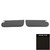 1971-72 GM A-Body Hardtop, Nova Sedan; Ribbed Sun Visors; Black
