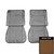 1963-64 Chevy II, Nova; 2 Dr Hdtp/Convertible; Front Bucket Seat Covers; Saddle