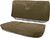 1963 Ford Falcon; Hardtop Bench Interior; Rear Bench Seat Cover; Fawn