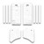 1966-67 Fairlane, Comet, Cyclone; 2 Dr Ht/Cnv; Door Insultn & Sound Dmpening Kit