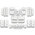 1973-79 Ford Truck; Std Cab; High Tunnel; Full Insulation & Sound Dampening Kit