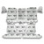 1973-80 Chevrolet, GMC Truck; Std Cab; Low; Floor Insulation&Sound Dampening Kit