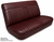 1982-92 Chevrolet S10 Truck; Series 1; Front Bench Seat Cover; Red