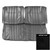 1965 Impala; Front Bench Seat Cover; Black